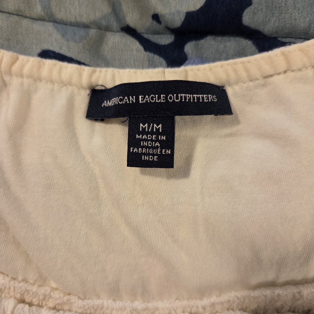 American Eagle Outfitters Lace And Silver Babydoll Tank - Picture 11 of 15
